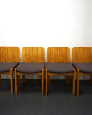 conjunto de 4 sillas italianas, años 70